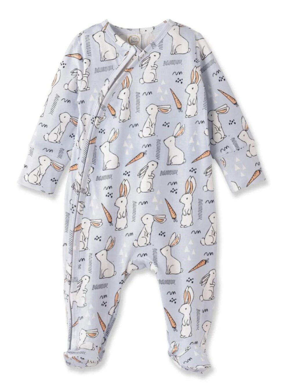 Tesa Babe - Cottontail Crew Footie Zipper Romper